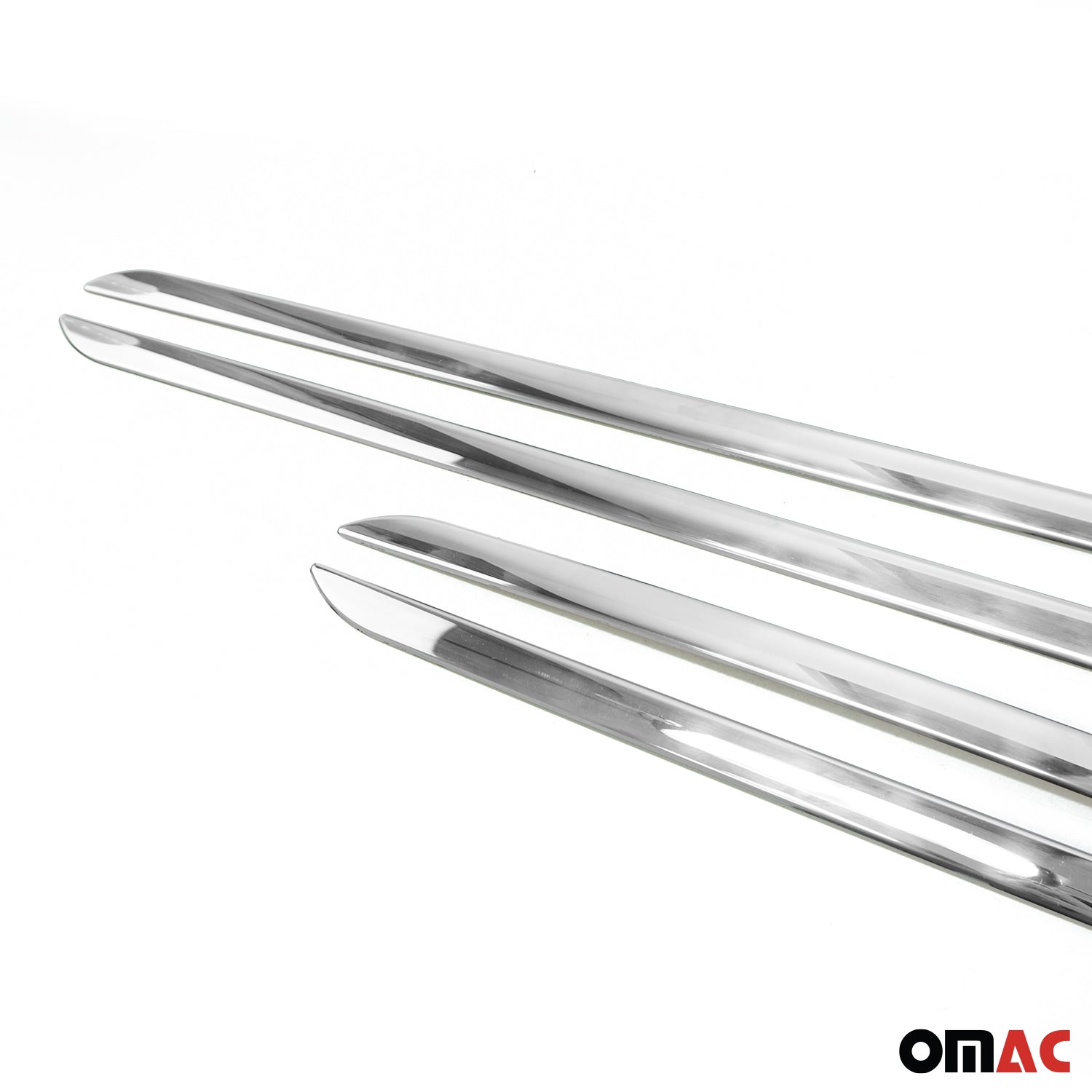 Seitentürleiste Türschutzleiste für Smart 453 454 Forfour 90/41cm Edelstahl 4x
