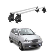 Menabo Dachträger Grundtäger für Kia Picanto 2004-2011 50kg Stahl Silber 2 tlg