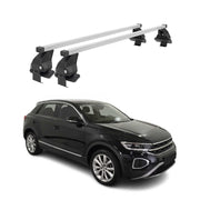 Menabo Dachträger Grundtäger für VW T-Roc 2017-2025 50kg Stahl Silber 2 tlg