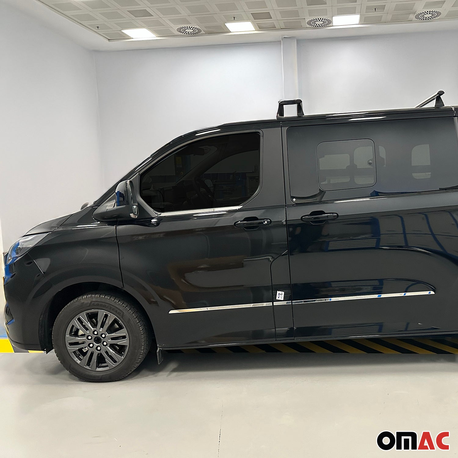 Fensterleisten Zierleisten für Ford Transit Tourneo Custom 2023-26 Edelstahl 2x