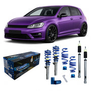 JOM BlueLine Gewindefahrwerk für VW Golf 7 (R GTD) 4Motion Ø50 / 55 mm VA 1160kg
