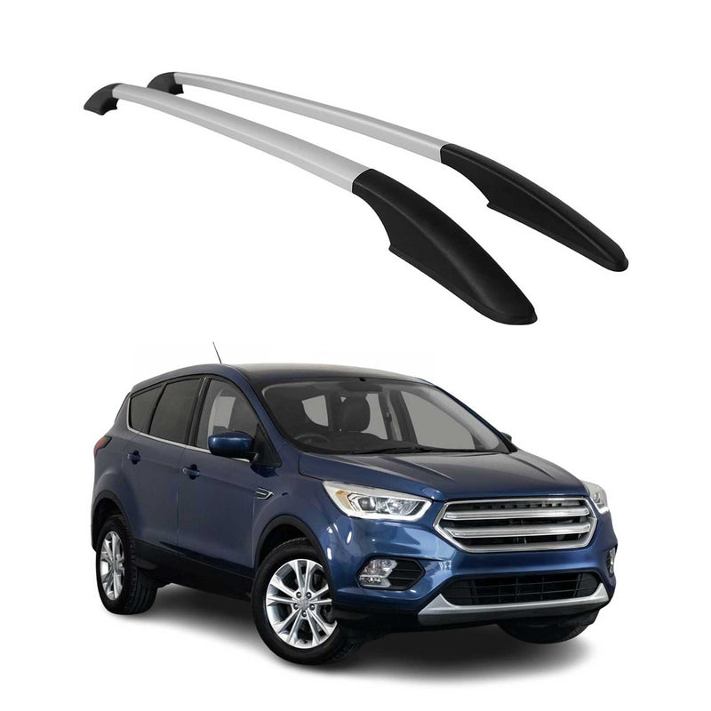 Dachreling Dachgepäckträger Relingträger für Ford Kuga 2012-2019 Alu Silber 2x