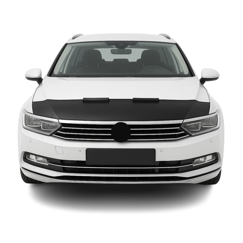 Haubenbra Steinschlagschutz Bonnet Bra für VW Passat B8 2015-2025 Schwarz Halb