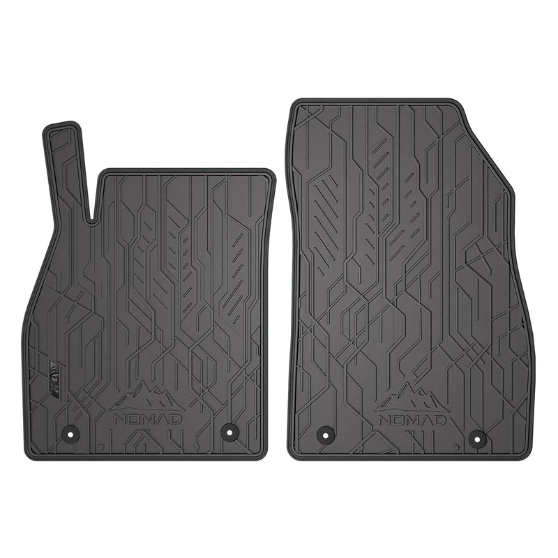 Fußmatten Gummimatten Automatten für Opel Insignia A 2008-2017 Schwarz Grau 2tlg