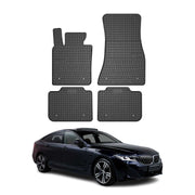 OMAC Gummi Fußmatten für BMW 6er Gran Turismo G32 2017-2023 Matten Schwarz 4x