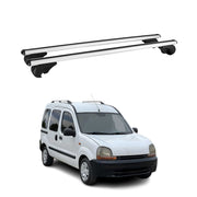 Dachträger Grundtäger für Renault Kangoo mk1 1997-2007 75kg Alu Silber 2 tlg