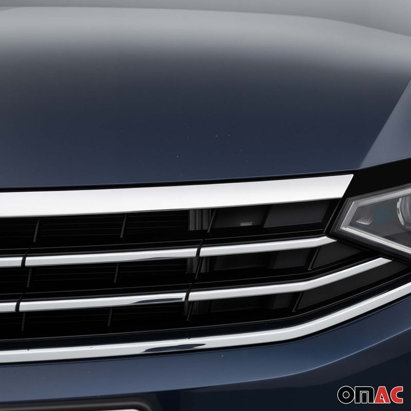 Scheinwerfer Leisten Motorhaubenleiste für VW Passat B8 Highline 2015-2021 Chrom