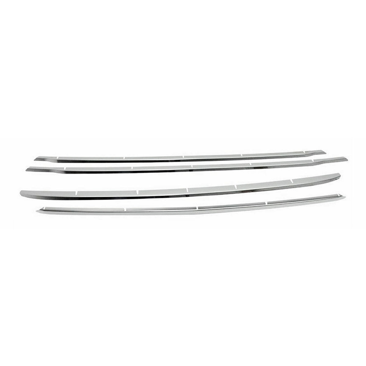 Radiator grille strips grill strips for Ford Connect 2014-2019 stainless steel silver 4x