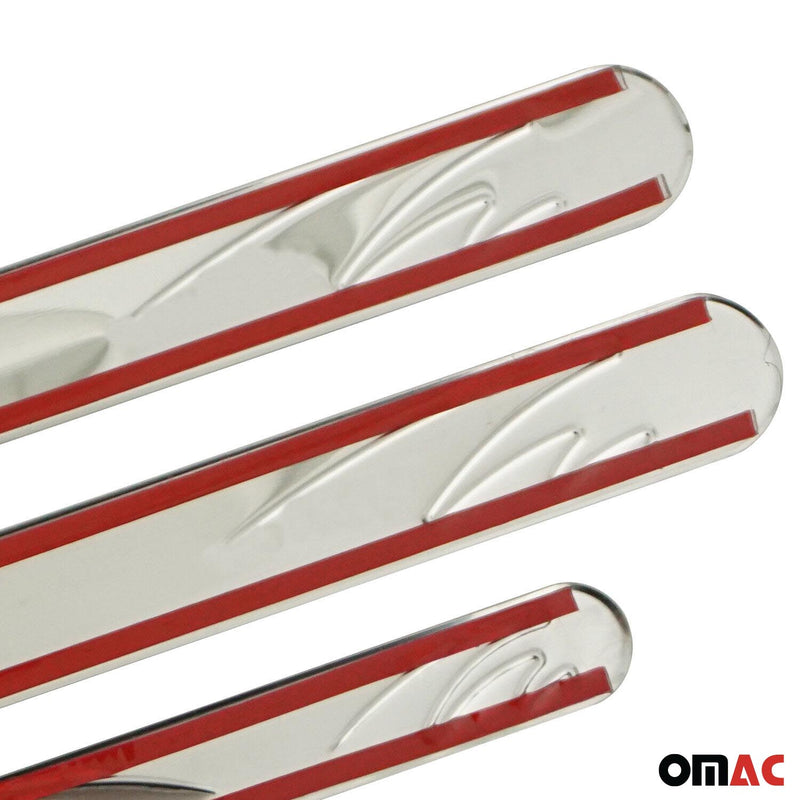 Door sill door sills for Dacia Sandero Duster Lodgy stainless steel silver 4x