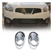 Nebelscheinwerfer Rahmen Umrandung für Nissan Qashqai +2 2008-2014 Chrom ABS 2x