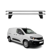 Menabo Dachträger Grundtäger für Peugeot Partner mk3 2018-2026 75kg Alu Grau 2x