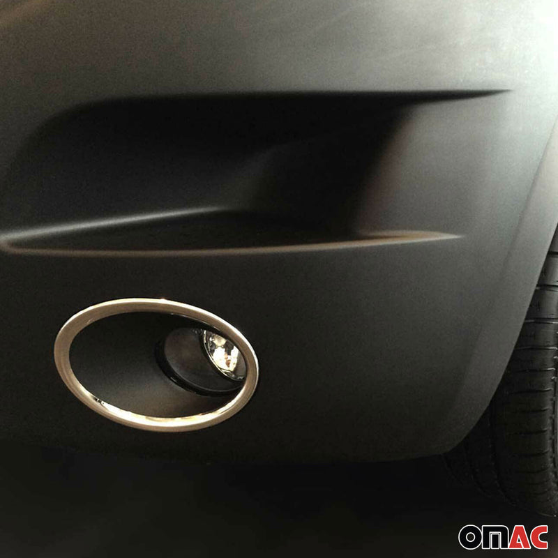 Nebelscheinwerfer Rahmen Umrandung für Renault Master 2010-2025 Edelstahl 2x