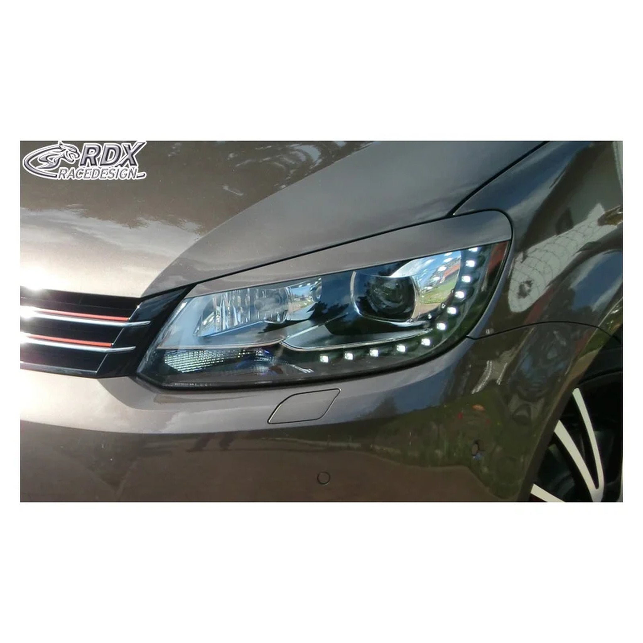 RDX Scheinwerferblenden für VW Touran 1T1 Facelift 2011-2014 & Caddy 2010-2015