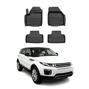 OMAC Gummi Fußmatten für Range Rover Evoque 2011-2019 Premium Gummi Schwarz 4tlg