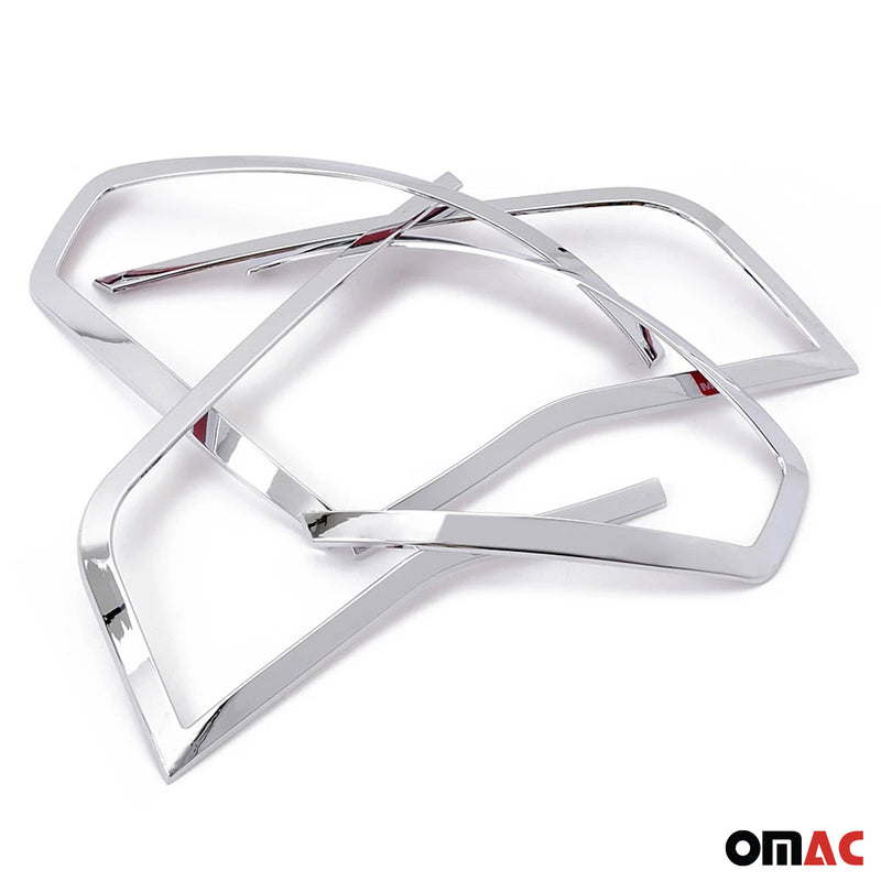 Rücklicht Leisten Heckleuchte für Renault Koleos 2007-2015 Chrom ABS Silber 4tlg