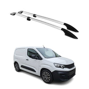 Dachreling Dachgepäckträger für Peugeot Partner 2018-2026 Kurzer Alu Grau