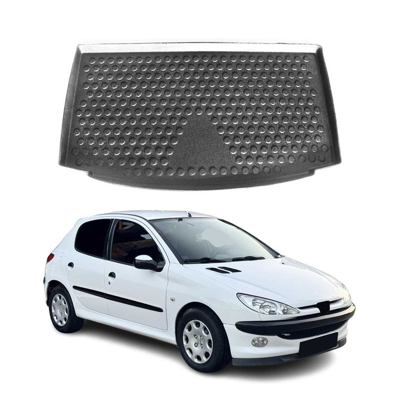Kofferraumwanne Laderaumwanne für Peugeot 206 1999-2007 Schrägheck Gummi TPE