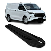 Trittbretter Seitenschweller für Ford Transit Custom 2023-2026 L1 Schwarz 2 tlg