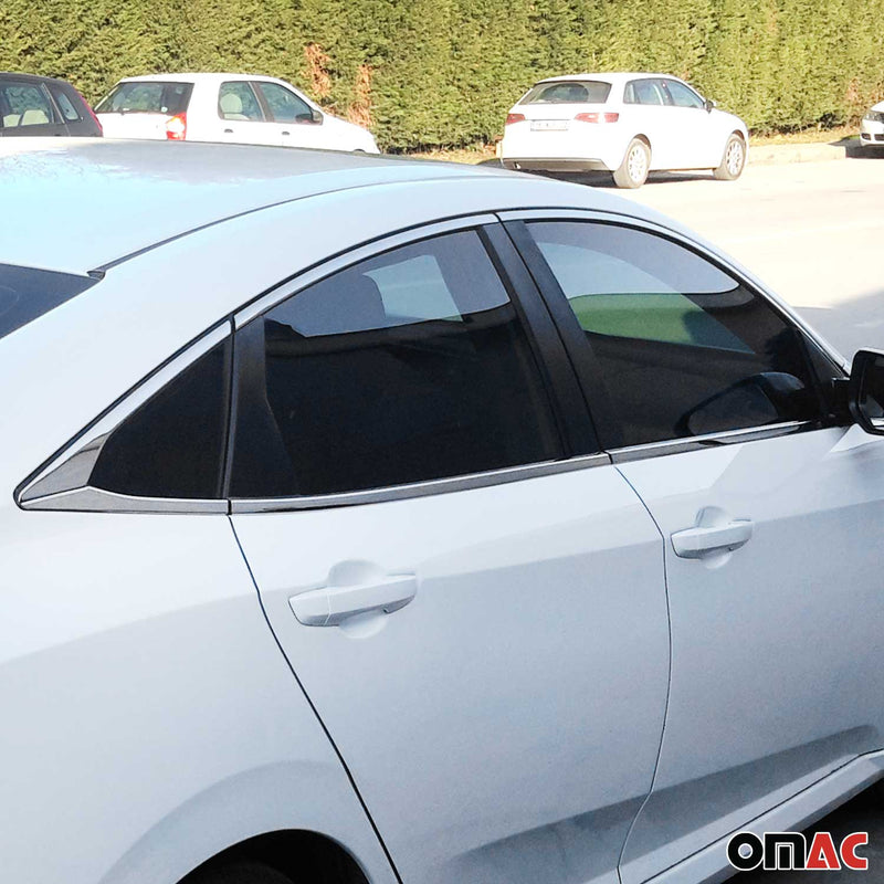 Fensterleisten Zierleisten für Honda Civic X 2016-2021 Stufenheck Edelstahl 8tlg