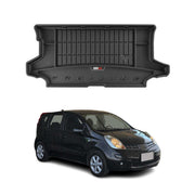 OMAC Gummi Kofferraumwanne für Nissan Note 2006-2012 TPE Laderaumwanne Schwarz