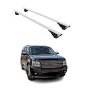 Dachträger Grundtäger für Chevrolet Tahoe 2000-2015 75kg Metall Silber 2 tlg