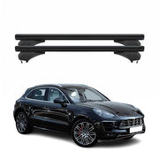Menabo Dachträger Grundtäger für Porsche Macan 95B 2013-2024 Alu Schwarz 2 tlg