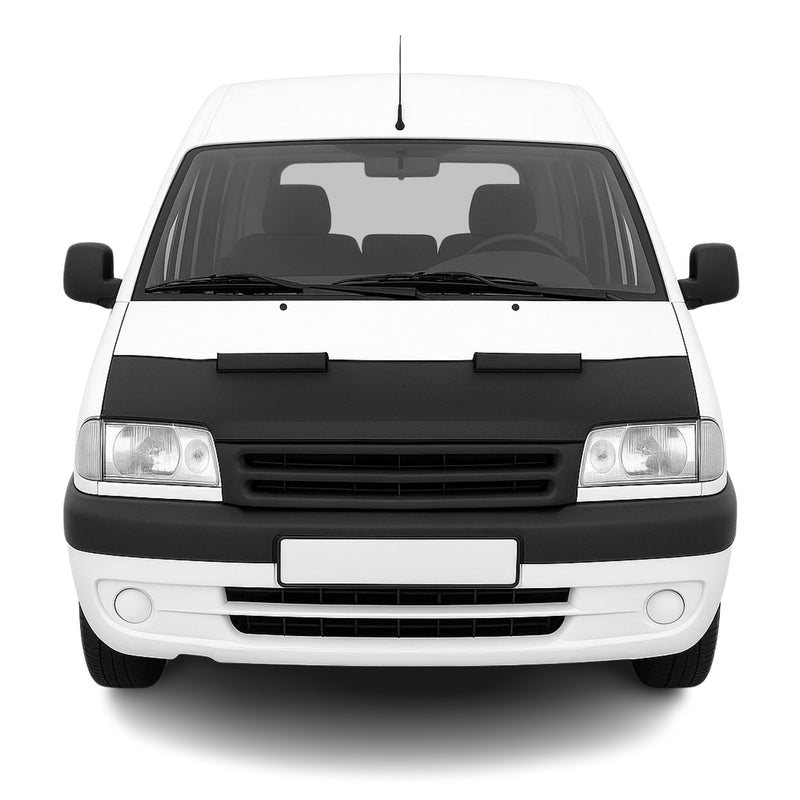 Haubenbra Steinschlagschutz Bonnet Bra für Citroen Jumpy 1994-2006 Schwarz Halb