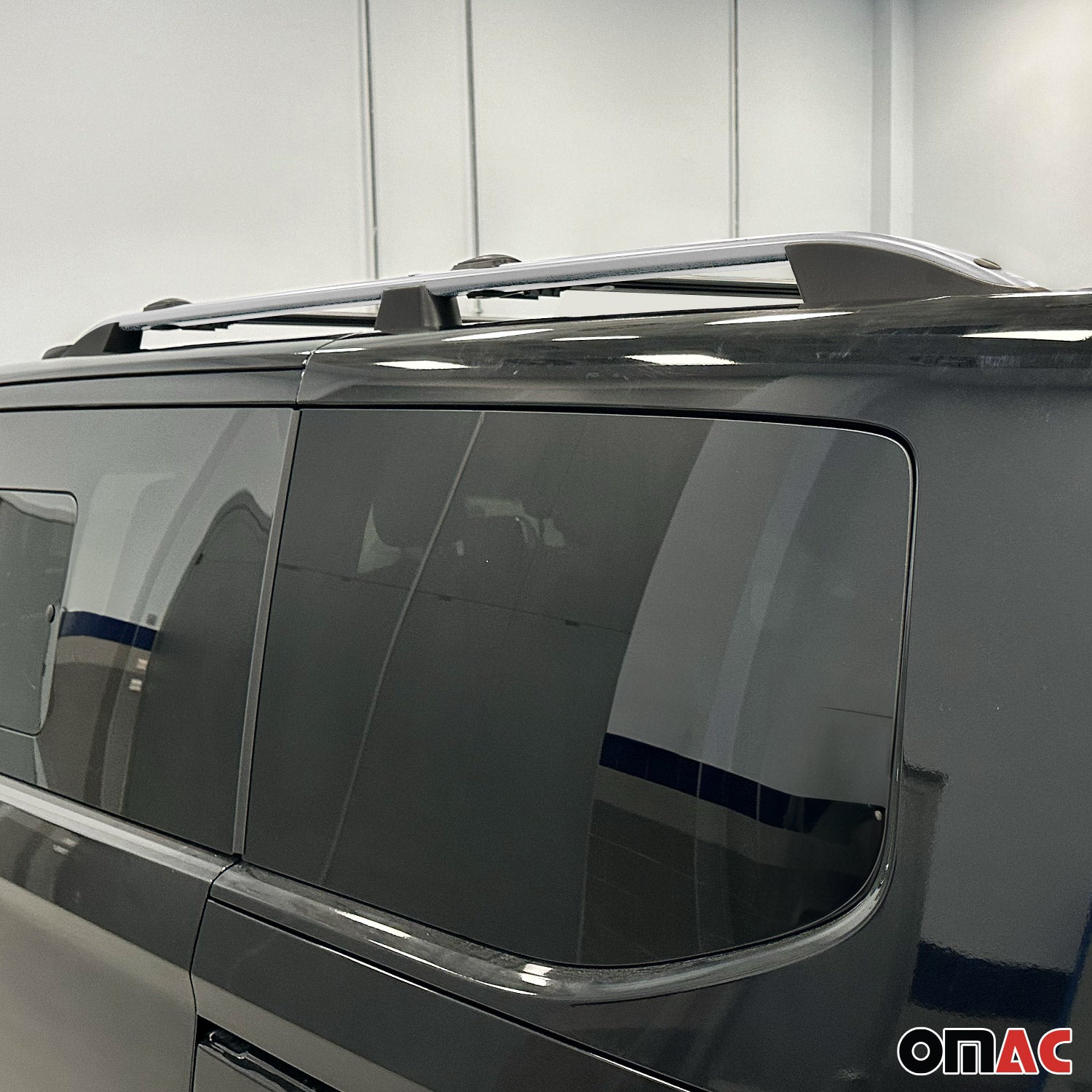 Dachreling Relingträger für VW Transporter T7 2023-2026 L1 kurzer Silber Alu 2x