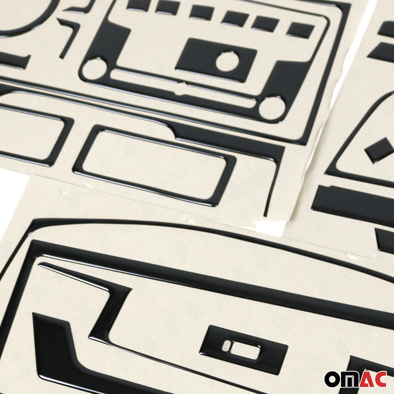 Innenraum Dekor Cockpit für Ford Focus 2004-2008 Piano Schwarz Optik 12tlg