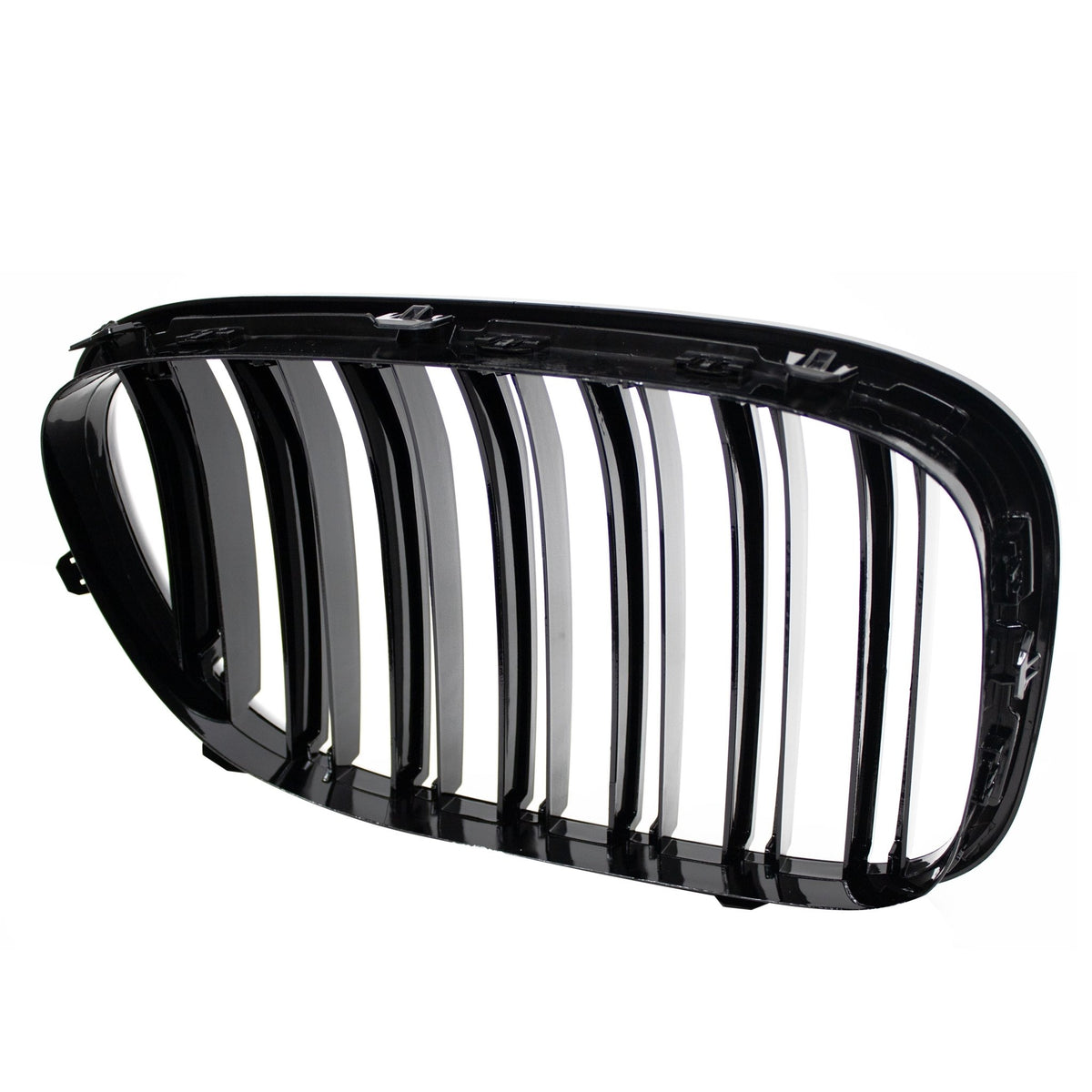 JOM Kühlergrill Kühlergitter für BMW 7er F01 2008-2015 ABS Schwarz Glänzend