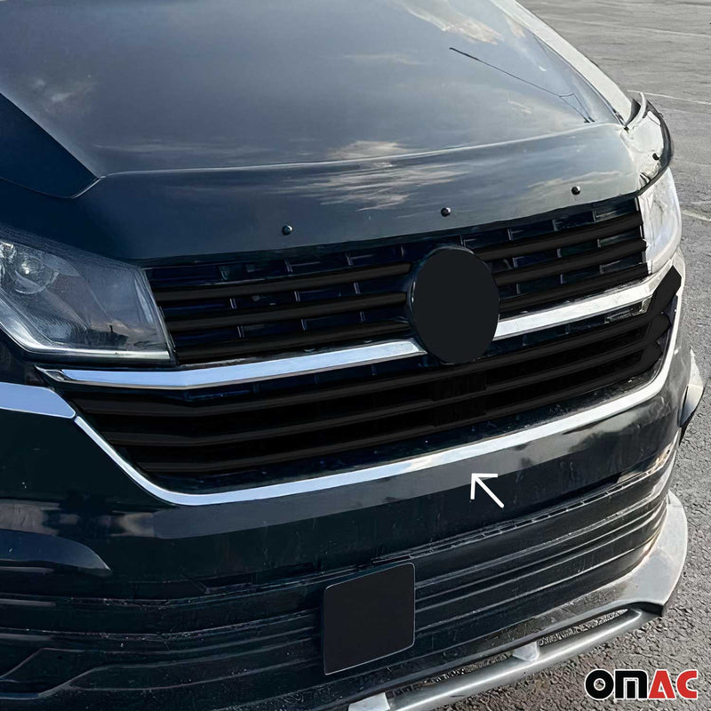 Grillleisten Kühlergrill Leisten für VW T6.1 Transporter 2019-2024 Chrom Silber