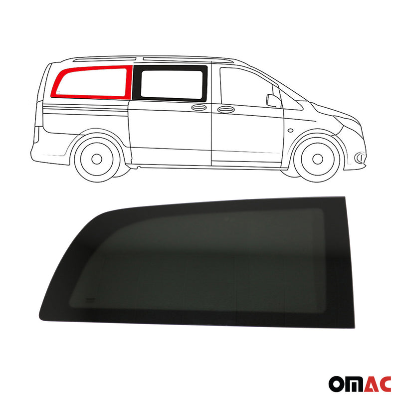 Seitenfenster Auto für Mercedes Vito W447 2014-2024 Rechts L2