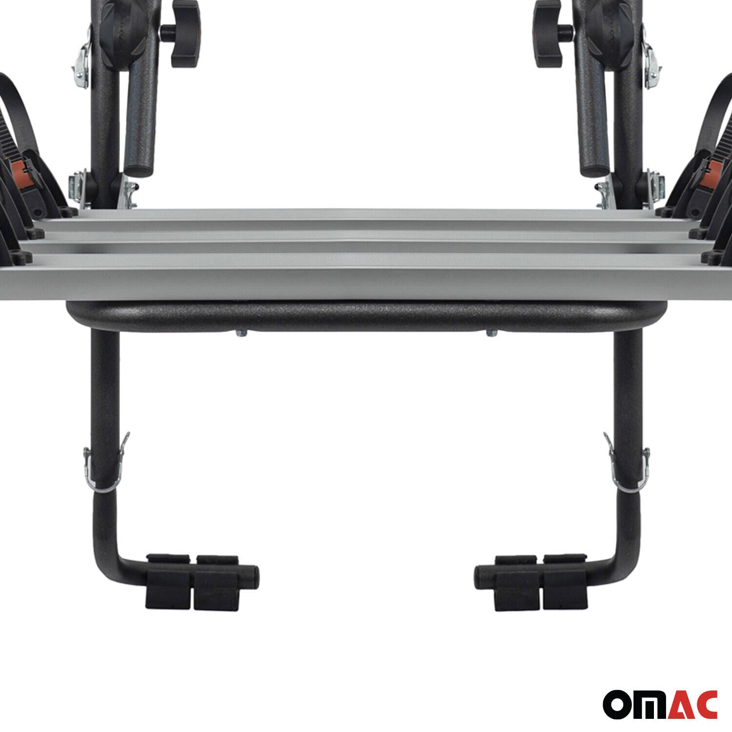 Menabo Fahrradträger 3 Fahrräder für Renault Clio III 2005-2012 Schwarz Silber