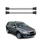 Dachträger Grundtäger für Volvo XC70 2008-2016 75kg Aluminium Silber 2 tlg