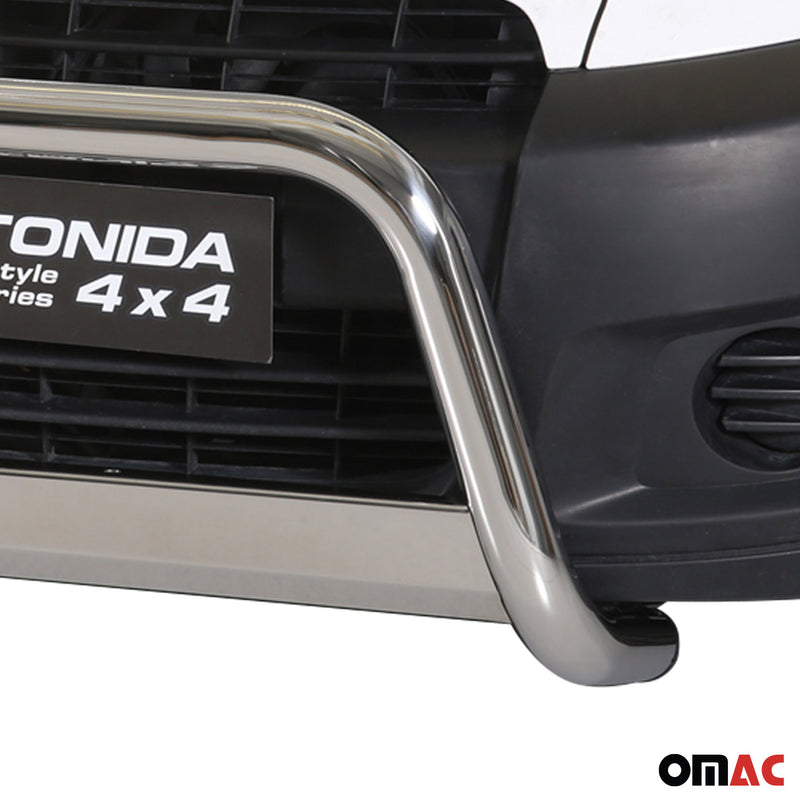 Frontbügel Frontschutzbügel für Citroen Jumper 2006-2013 63mm Edelstahl Silver