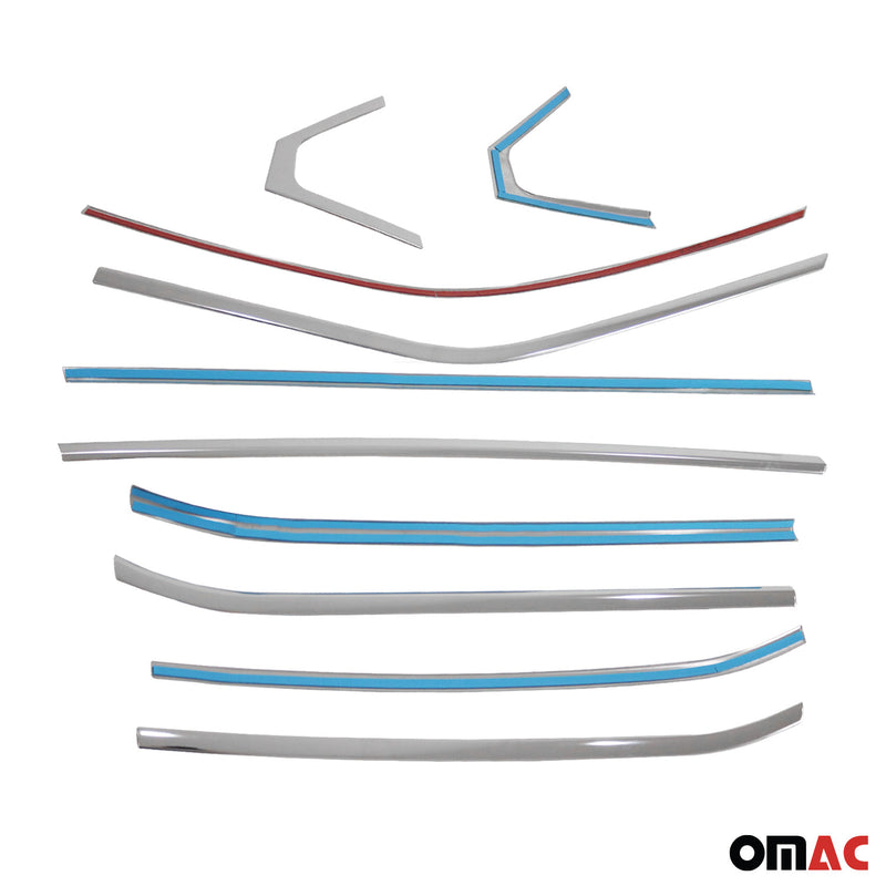 Fensterleisten Zierleisten für Nissan Juke 2021-2025 Edelstahl Chrom 10tlg