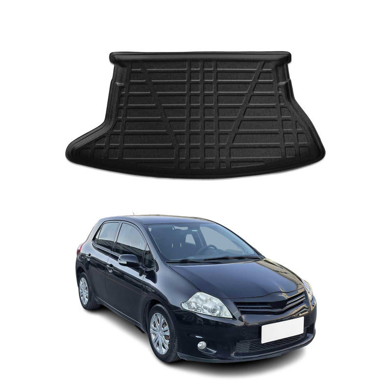 Kofferraumwanne Laderaumwanne für Toyota Auris 2007-2010 5tür Gummi TPE Schwarz