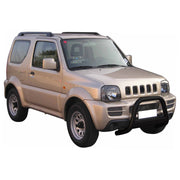 Frontbügel Frontschutzbügel für Suzuki Jimny 2006-2012 ø63mm Edelstahl Schwarz