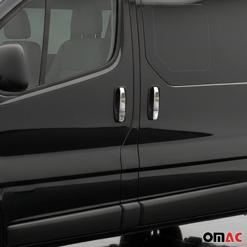 Türgriff Blende Türgriffkappen für Opel Vivaro 2001-2014 4-Tür Edelstahl 8x