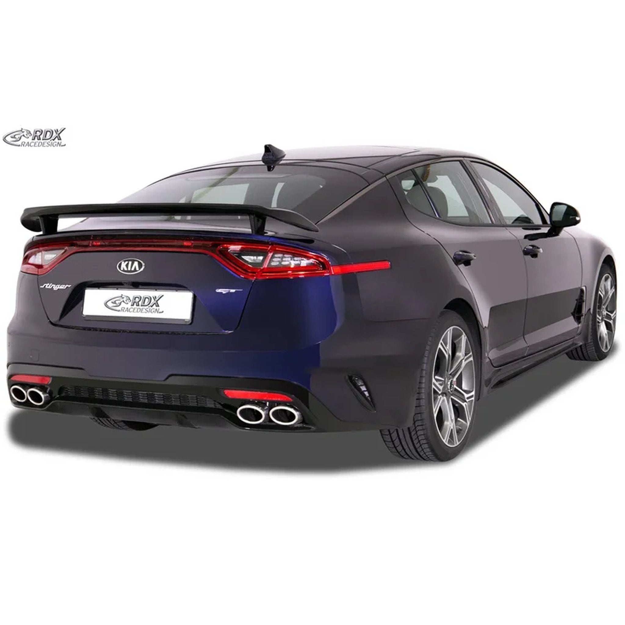RDX Seitenschweller 'Slim' für Kia Stinger CK 2018- ABS Schwarz 2er-Set TÜV