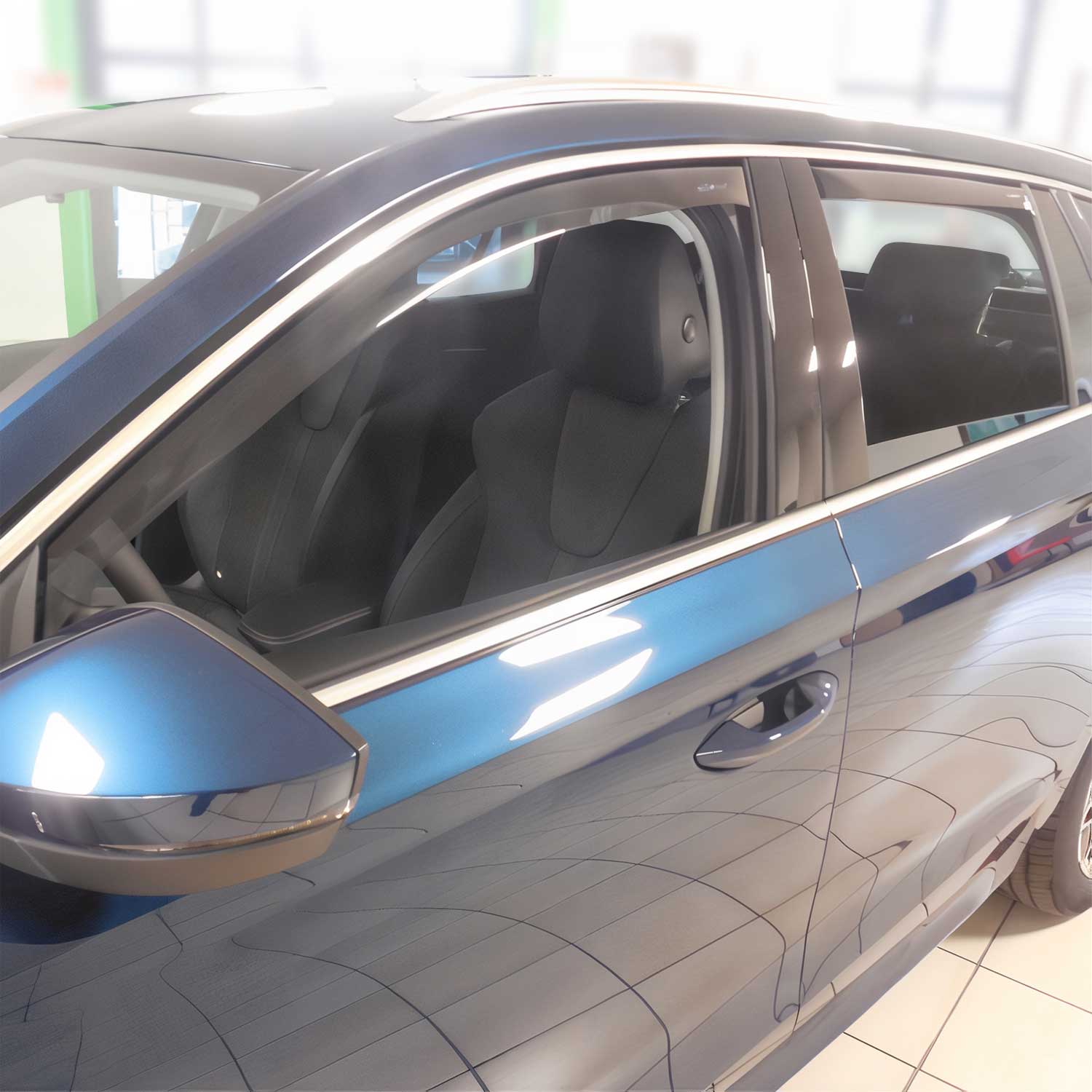Windabweiser Regenabweiser für Skoda Octavia Kombi 2020-2025 Dunkel Acryl 4tlg