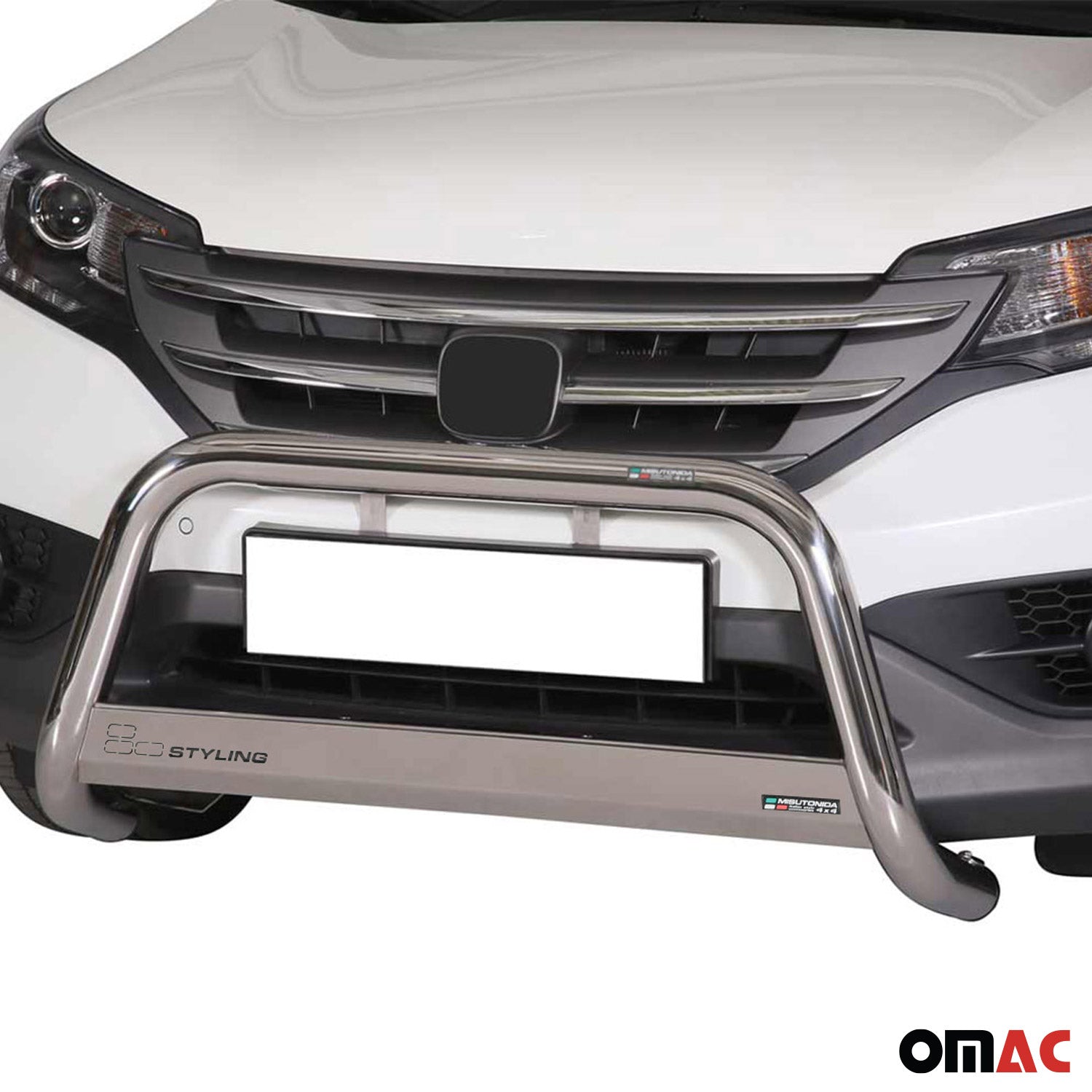 Frontbügel Frontschutzbügel für Honda CR-V 2012-2015 ø63mm Stahl Silber Schutz