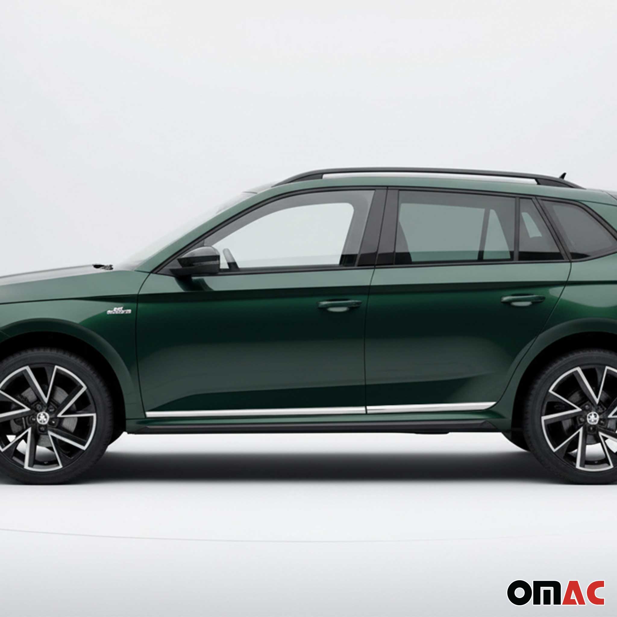 Seitentürleiste Türleisten Türschutzleiste für Skoda Kamiq 2019-2026 Chrom 4x