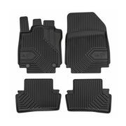 Fußmatten Gummimatten No.77 für Renault Clio IV 2012-2020 TPE Schwarz 3 tlg