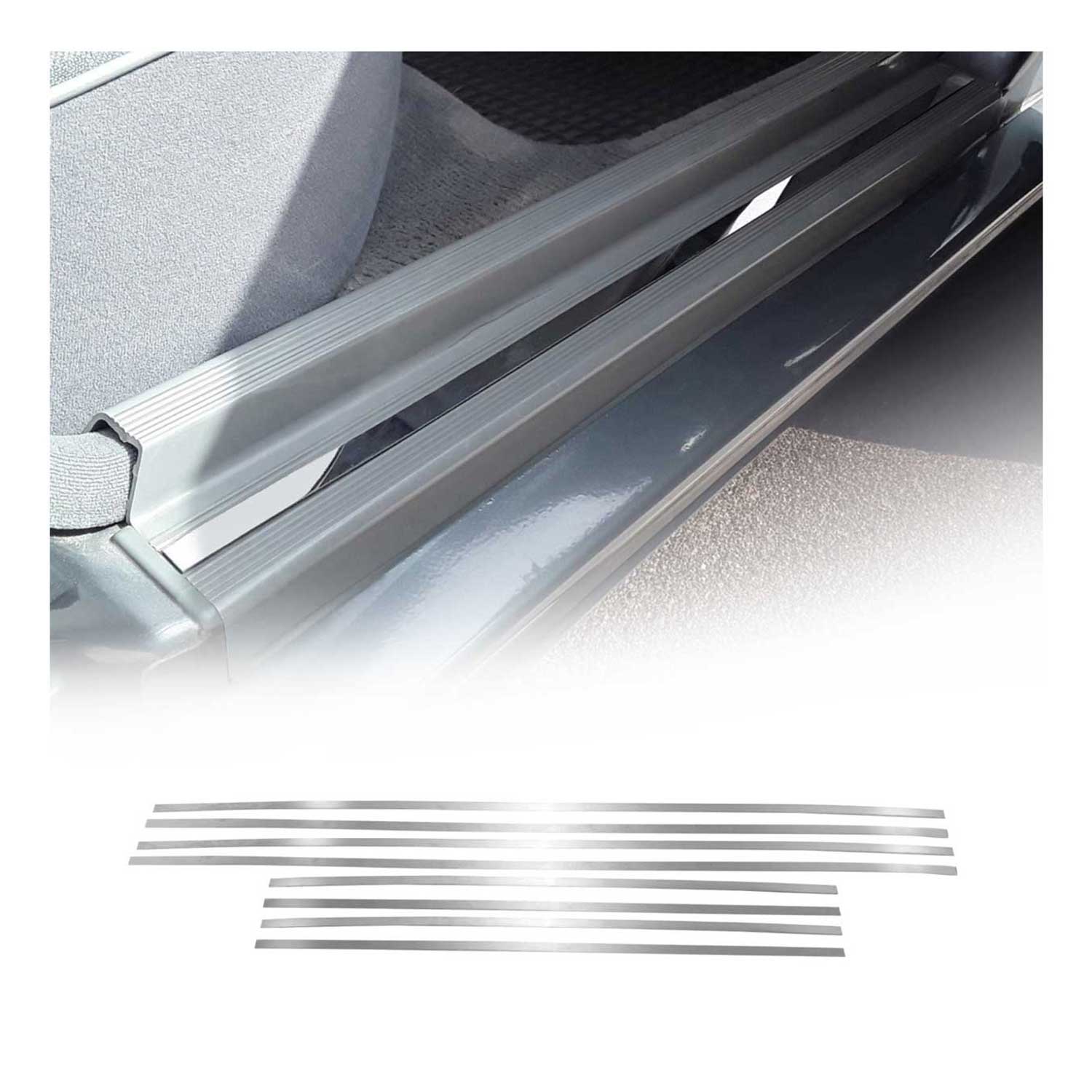 Einstiegsleisten Türschweller für Mercedes C Klasse W202 1993-2000 Edelstahl 8x
