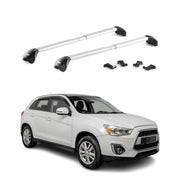 Dachträger Grundtäger für Mitsubishi ASX I 2010-2023 100kg Alu Silber 2 tlg ABE