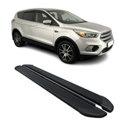 Seitenschweller Trittbretter Schweller für Ford Kuga II 2012-2019 Alu Schwarz