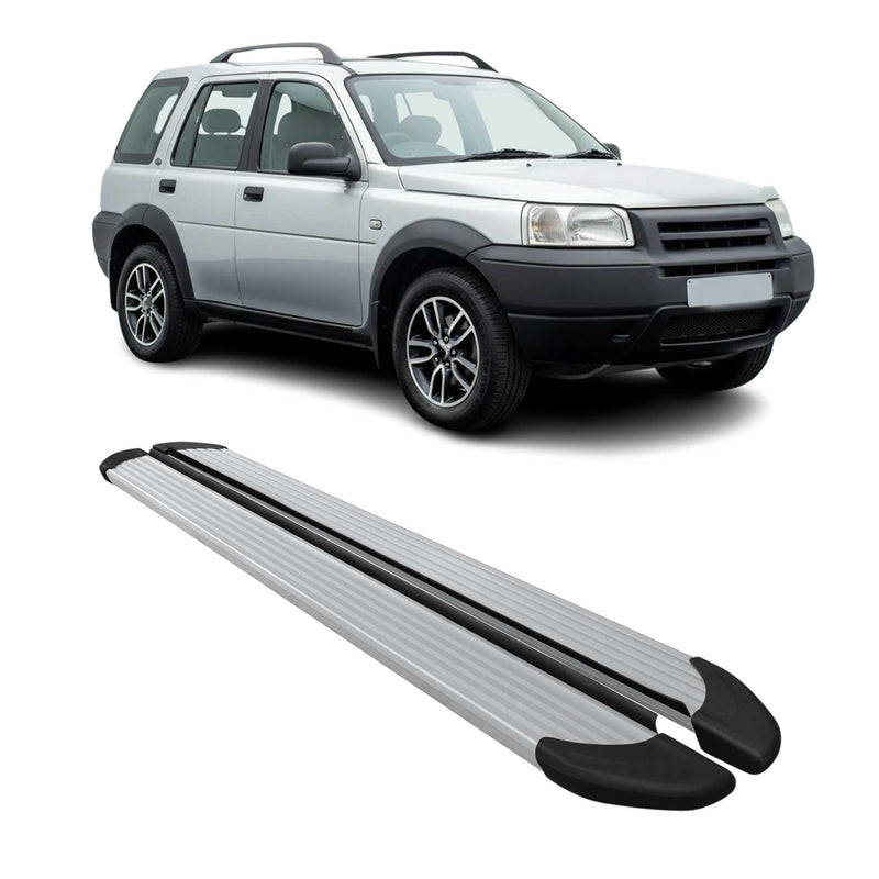 Seitenschweller Trittbretter Schweller für Land Rover Freelander 1997-2006 Alu