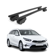 Dachträger Gepäckträger für Kia Ceed Kombi 2019-2026 ABE Aluminium Schwarz 2x