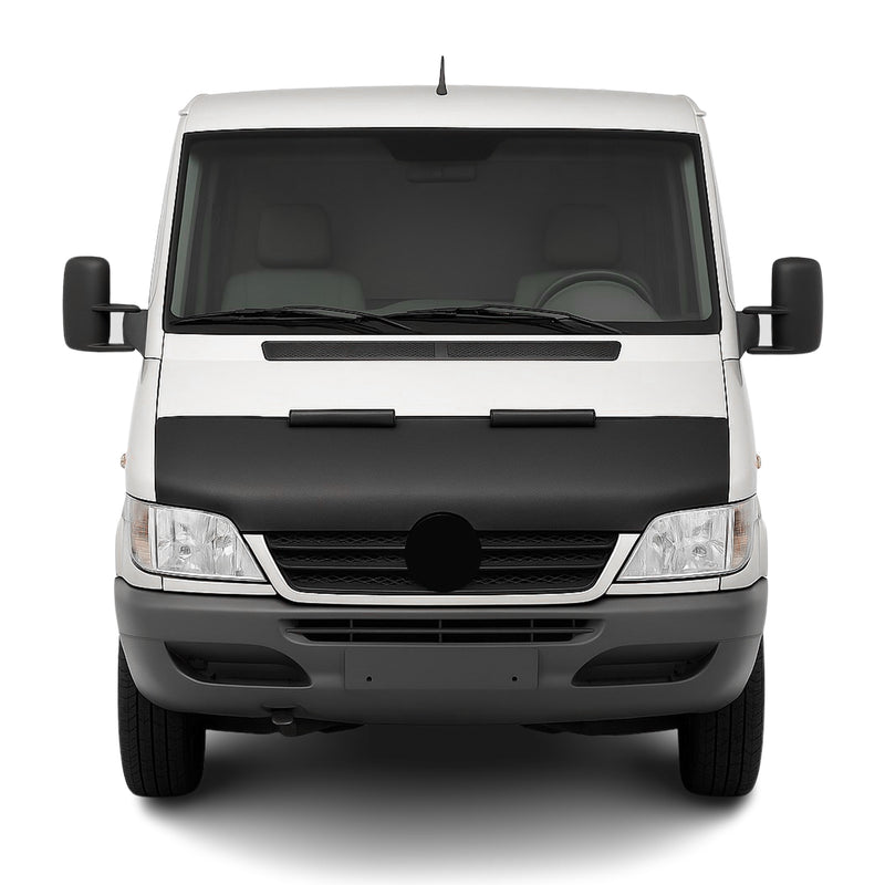 Haubenbra Steinschlagschutz für Mercedes Sprinter W901 2001-2006 Schwarz Halb